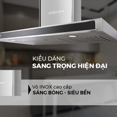 Máy hút mùi Kocher  K-225D (70CM)- Hàng Chính Hãng