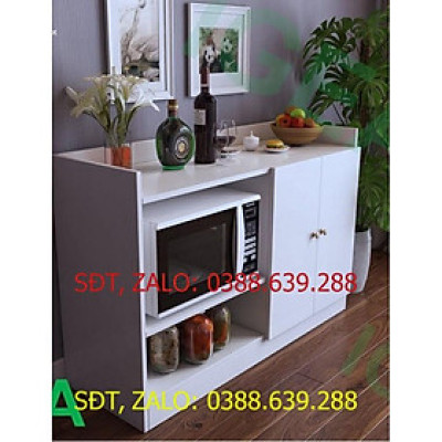 TỦ BẾP GỖ ĐA NĂNG 4 NGĂN 2 CÁNH