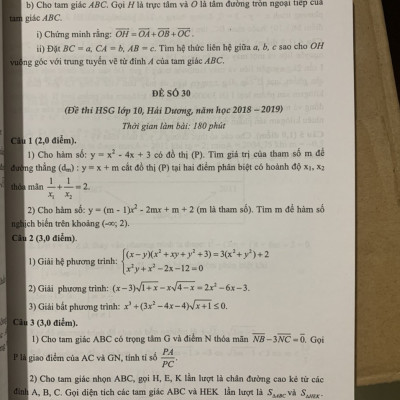 Tuyển chọn đề thi học sinh giỏi THPT môn Toán Tập 1