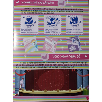 Sách - My Little Pony - Bộ Sưu Tập Đề Can Lấp Lánh 1 - Tân Việt Books