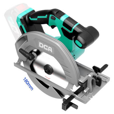 MÁY CƯA ĐĨA TRÒN KHÔNG CHỔI THAN DÙNG PIN DCA ADMY02-185Z (KHÔNG KÈM PIN VÀ SẠC) - HÀNG CHÍNH HÃNG