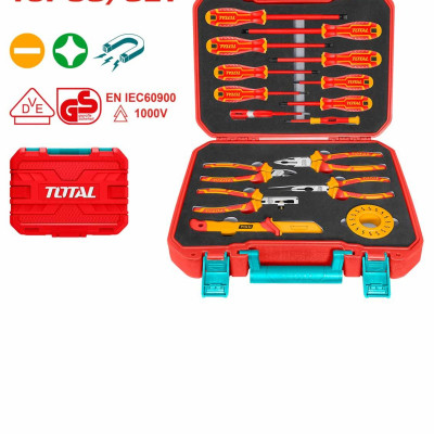BỘ 16 CÔNG CỤ CÁCH ĐIỆN TOTAL THKITH1601 - HÀNG CHÍNH HÃNG