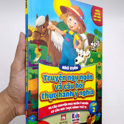 Sách Cho Bé Học Chữ - Truyện Ngụ Ngôn Và Câu Hỏi Thực Hành Ý Nghĩa - Tập 2