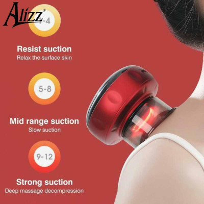 Máy Giác Hơi Cạo Gió Alizz Al-11312 Với 6 Cấp Độ Điều Chỉnh Có Màn Hình Lcd