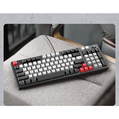 Keyboard T-WOLF T50 Black Chính hãng (Phím cơ, 97 key, Blue Switch, 22 chế độ LED) BH 12 tháng - Hàng chính hãng
