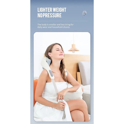 Máy massage cổ vai gáy chuyên sâu,máy massage cổ mô phỏng kỹ thuật massage số 8 giúp giảm đau nhức mỏi, trị liệu,xoa bóp