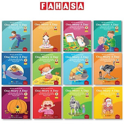 Combo Sách Mỗi Ngày Một Câu Chuyện - One Story A Day - 365 Câu Chuyện Truyền Cảm Hứng Được Viết Bởi Các Chuyên Gia Giáo Dục Hàng Đầu Canada: Tháng 1 - 12 (Bộ 12 Cuốn)