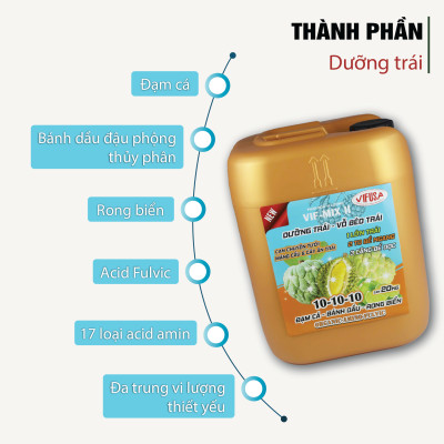 VIF-MIX II - Phân bón Dưỡng trái can 20kg