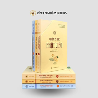 Sách - Quản Lý Học Phật Giáo - Bộ 3 Cuốn - Vĩnh Nghiêm Books