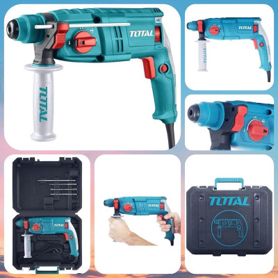 MÁY KHOAN ĐỤC 3 CHỨC NĂNG 13MM 650W TOTAL TH306226 - HÀNG CHÍNH HÃNG