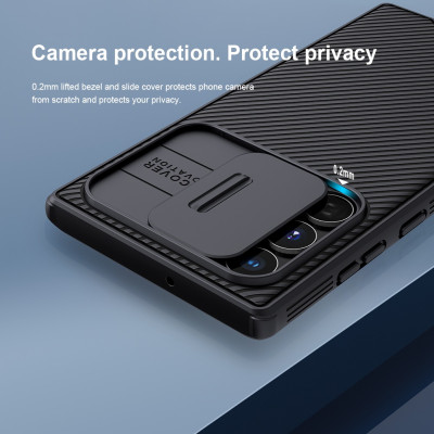 Ốp lưng Cho SamSung S22 Ultra/S22 Plus Hiệu Nillkin CamShield Có Nắp Bảo Vệ Camera-Hàng Chính Hãng