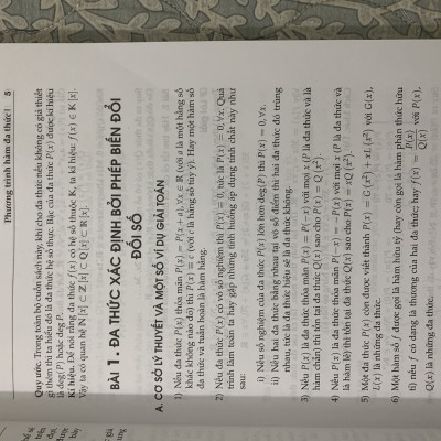 Phương trình hàm đa thức