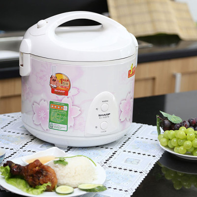 Nồi Cơm Điện Sharp KS-N192ETV SP - 1.8 Lít - Hàng chính hãng