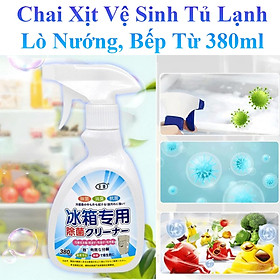 Chai Xịt Vệ Sinh Tủ Lạnh, Lò Nướng, Bếp Từ Tiện Dụng 380Ml