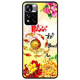 Ốp lưng dành cho Xiaomi Redmi Note 11 Pro 5G ( Bản Nội Địa ) - Thư Pháp Nhẫn Bình An