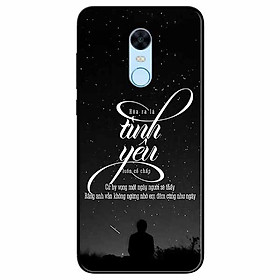 Ốp lưng in cho Redmi 5 Mẫu Hoá Tình Yêu