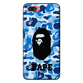Ốp in cho OPPO A5 Bape Xanh Có Chữ - Hàng chính hãng