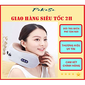 Gối Massage Cổ Thư Giãn, Gối Ngủ Văn Phòng , Gối Đi Du Lịch Chữ U Hàng Cao Cấp - Chính Hãng 