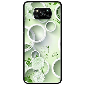 Ốp lưng dành cho Xiaomi Poco X3 mẫu Hoa Hồng Hoa Văn