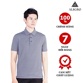 Áo Phông Nam Kẻ Ngang Aligro ALGAPC022