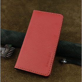 Bao Da Gập Điện Thoại cho Iphone 7 / 8 Handmade Da Bò Thật