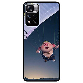 Ốp lưng dành cho Xiaomi Redmi Note 11 Pro 5G ( Bản Nội Địa ) mẫu Heo Bay Dù