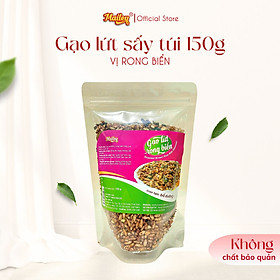[COMBO 2 TÚI 150G] Gạo lứt giảm cân ăn liền Mailey - gạo lứt sấy rong biển/cháy tỏi ăn kiêng healthy