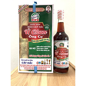 Nước mắm Ủ Chum dành cho người ăn nhạt, dung tích 650ml/chai