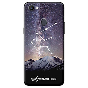 Ốp in cho Oppo F5 Cung Hoàng Đạo - Aquarius - Hàng chính hãng