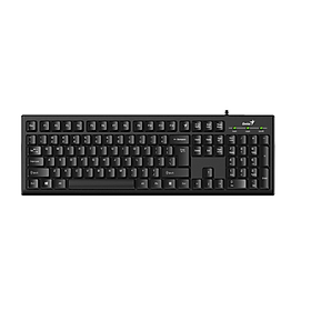 Bàn phím văn phòng có dây Genius Smart KB-100 màu đen - Hàng chính hãng