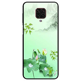 Ốp lưng dành cho Xiaomi Mi Redmi Note 9s - Note 9 Pro - Note 9 Pro Max - mẫu Tranh Sen Đẹp