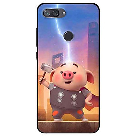Ốp lưng in cho Xiaomi Mi 8 Lite Mẫu Heo Tho