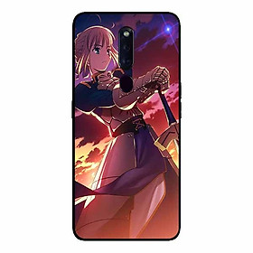 Ốp lưng in cho Oppo F11 Pro Cô Gái và Kiếm