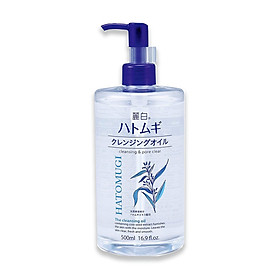 Dầu Tẩy Trang Dưỡng Ẩm Và Làm Sáng Da Hatomugi Ý Dĩ (500ml)