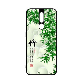 Ốp Lưng in cho Oppo F11 Pro Mẫu Tranh Nền Tre - Hàng Chính Hãng