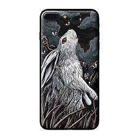 Ốp in cho iPhone 7 Plus Thỏ Trắng - Hàng chính hãng
