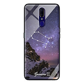Ốp kính 12 cung Hoàng Đạo cho Oppo F11 Gemini - Hàng chính hãng