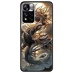 Ốp lưng dành cho Xiaomi Redmi Note 11 Pro 5G ( Bản Nội Địa ) mẫu Rồng Trăng