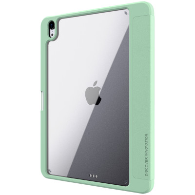 Bao da cho iPad Air 5 2022 10.9 inch Nillkin Bevel Leather Case (Có khe cắm bút Apple Pencil) - Hàng Chính Hãng