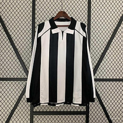 Áo Bóng Đá Retro Juventus 1997 Dài Tay - Sân Nhà bản cao cấp vải Cotton Polyester