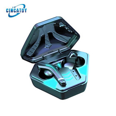 CINCATDY Tai Nghe Bluetooth V5.0 True Wireless Earbuds Headphone không dây Earphone Headset MD168- Hàng Chính Hãng
