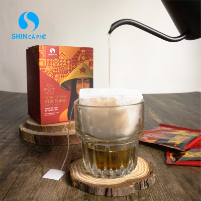 Cà phê Việt Nam - SHIN Cà Phê - Túi Nhúng - Túi 25 gói
