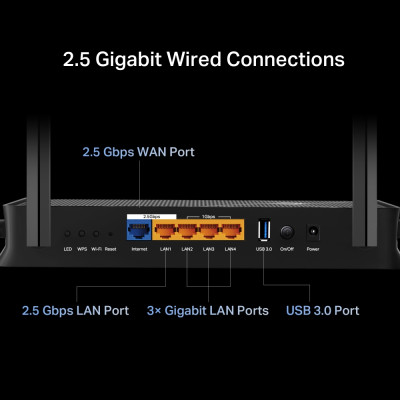 Bộ phát Router WIFI 7 TP-Link Archer BE230 | Chuẩn WIFI 7 băng thông BE3600 / 2 băng tần 2.4 & 5.0 GHz | EasyMesh | Phủ sóng rộng | Bảo hành 2 năm | Hàng Chính Hãng