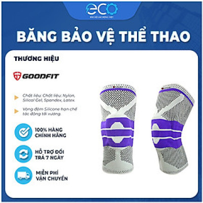 Băng bảo vệ đầu gối, bó gối thể thao silicon GF513K GoodFit chính hãng giá tốt