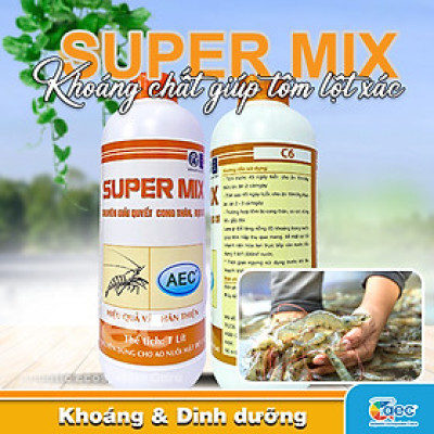 Super Mix – Khoáng chất giúp tôm phát triển nhanh, lột xác đều và cứng vỏ