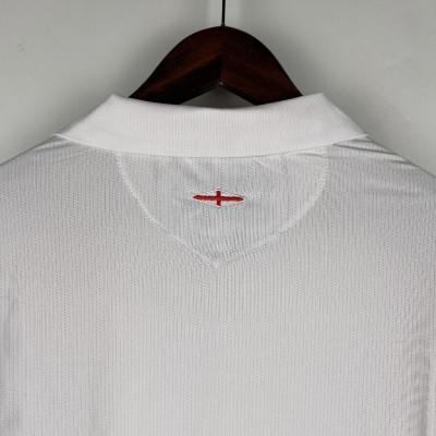 Áo Bóng Đá Retro Tuyển Anh 2006 Dài Tay - Sân Nhà bản cao cấp vải Cotton Polyester