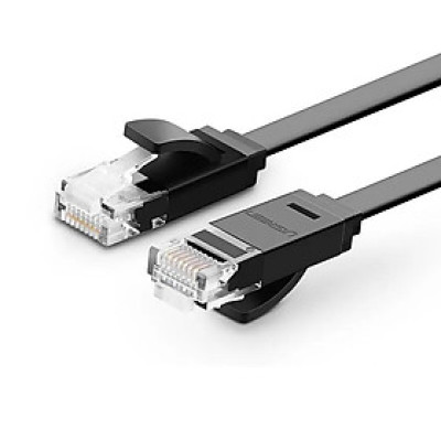 Ugreen UG50174NW102TK 2M màu Đen Cáp mạng LAN CAT6 dây dẹt - HÀNG CHÍNH HÃNG