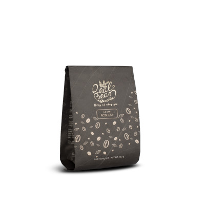 Quà tặng Trung Thu Cà phê Robusta, Cà phê Đặc Sản Rang Xay Cao Cấp - Cà Phê Nguyên Chất Rang Mộc (250g)