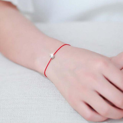 Vòng tay chỉ đỏ kim vàng s925 - kèm hộp nhung cao cấp sang trọng