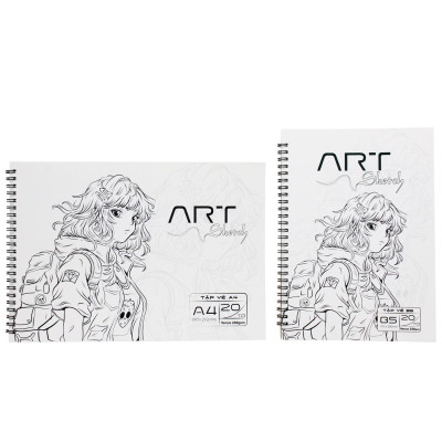 Tập Vẽ Lò Xo Art Sketch B5 - 40 Trang 220 - The Sun 01